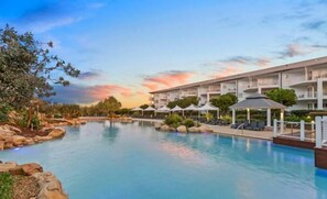 Pool - The Pool Resort Kingscliff - One Bed Spa Suite with Park View (1228) (Kingscliff)