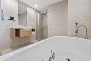 Hair dryer, towels