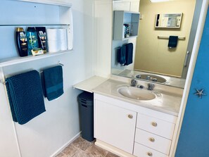 Shower, toilet paper