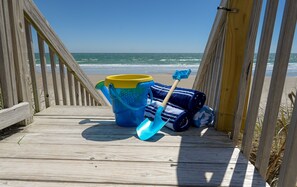 On the beach