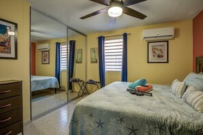 4 bedrooms, iron/ironing board, travel cot, WiFi