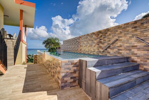 Pool - Villa Marbella: Ocean Views & Private Pool (Luquillo)