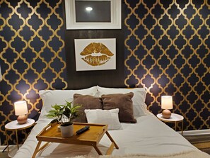 1 makuuhuone, työpöytä, silitysrauta/-lauta, ilmainen Wi-Fi