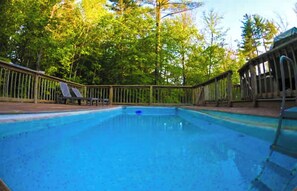 Pool - Walk to Downtown Meredith | Private Pool & Hot Tub (Meredith)