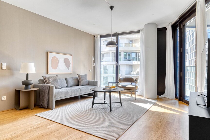 Serene Favoriten 2br W/ Gym, Lounge & Elevator, Nr Metro, By Blueground - Wien