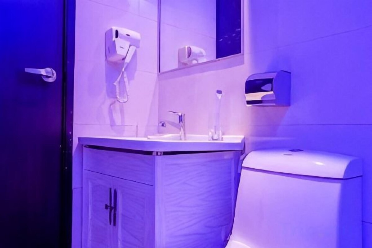 Bathroom | Shower, free toiletries, hair dryer, slippers
