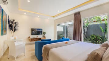 1 bedroom, internet, bed sheets