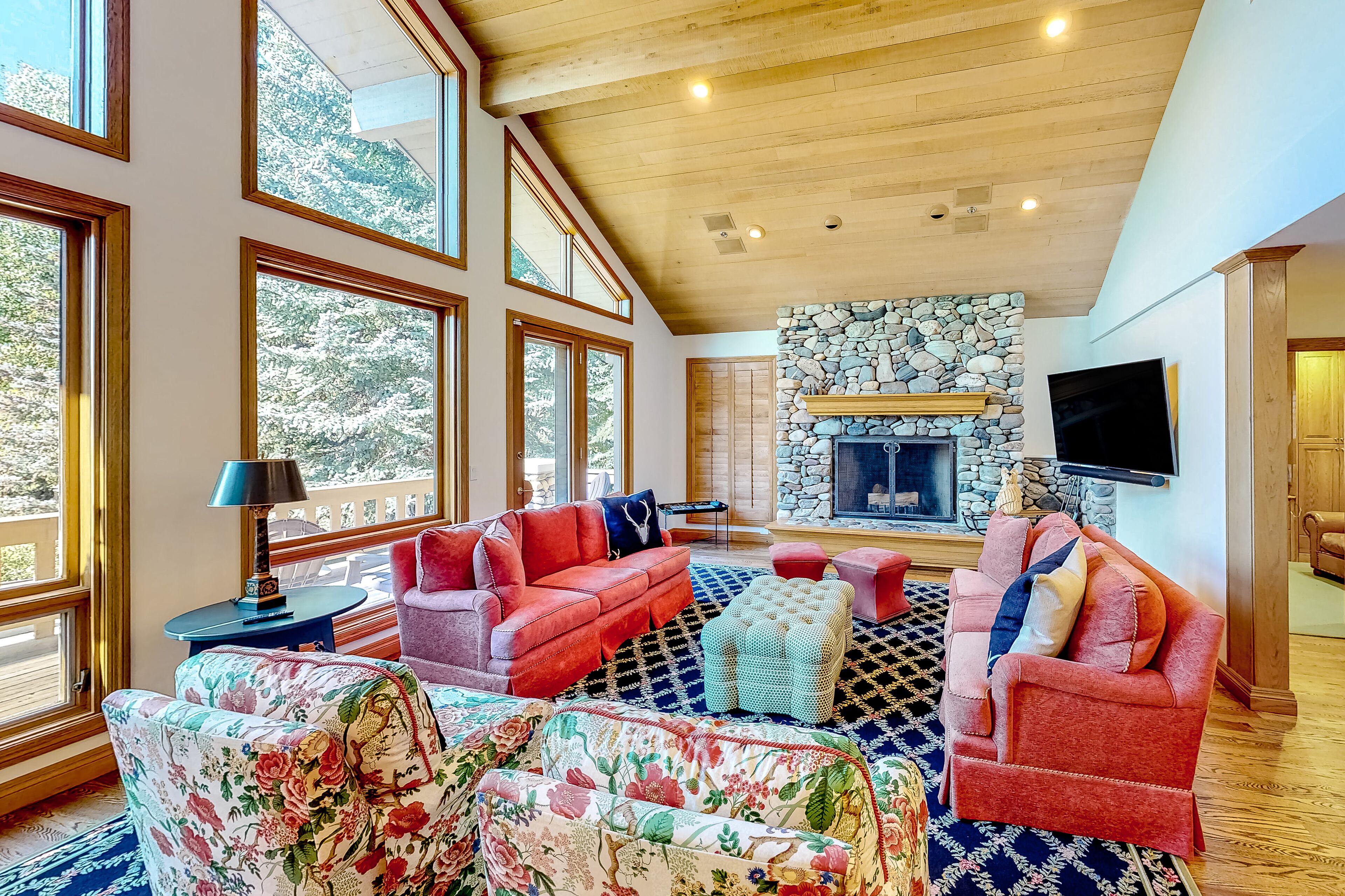 Luxury townhome with beautiful Bald Mountain view, fireplace, deck, & office
