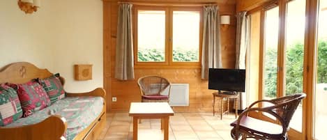 Fernseher, Kamin