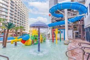 Indoor pool, a heated pool - Oceanview Escape at Grande Cayman | Pools & Slides (Myrtle Beach)