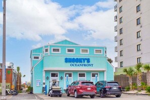 Onsite parking, car recommended