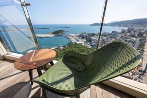 Kamar Premium, teras, pemandangan samudra (Hinoki) | Teras/patio