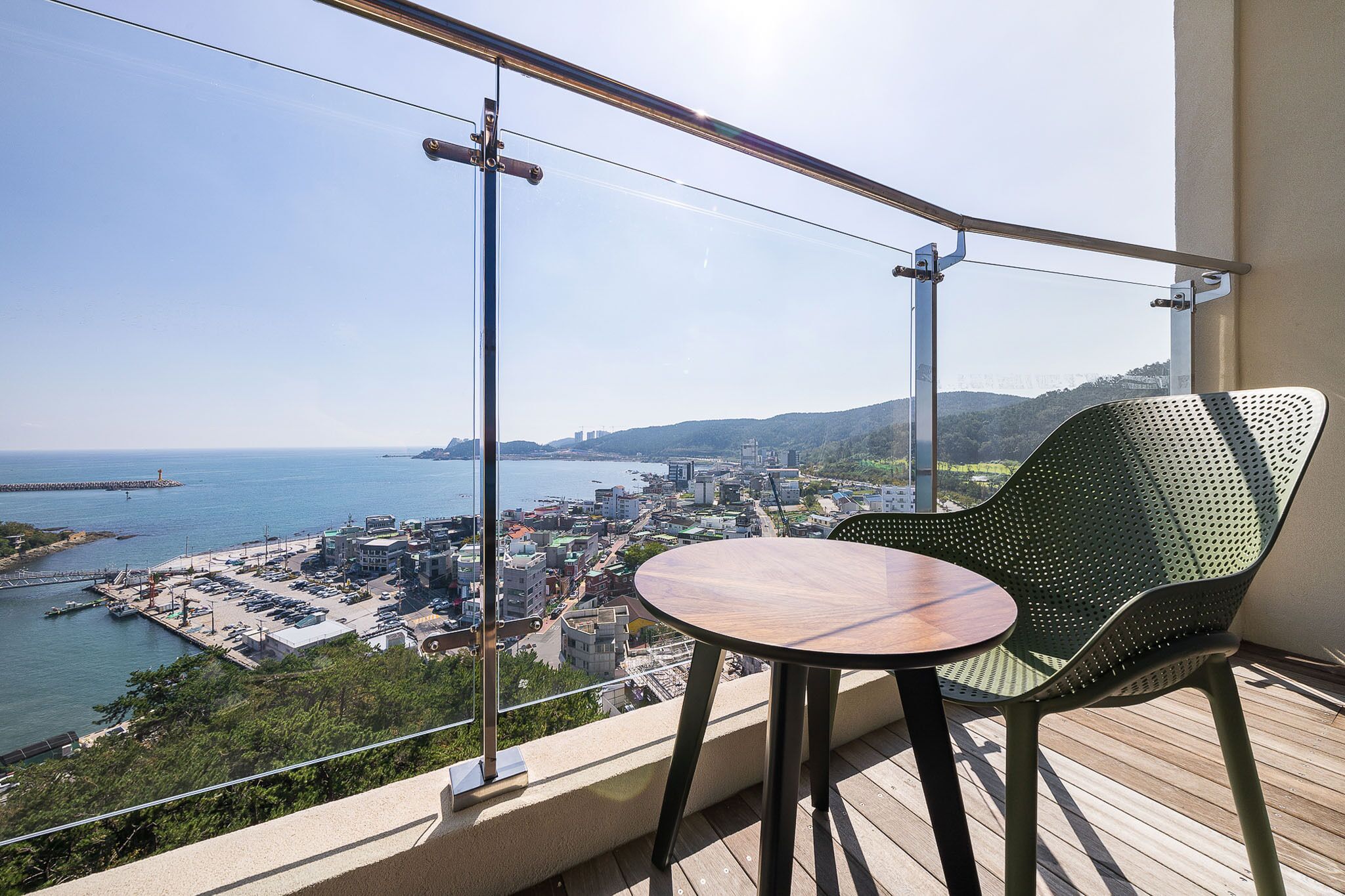 Premium-værelse - terrasse - havudsigt (Hinoki) | Terrasse/gårdhave