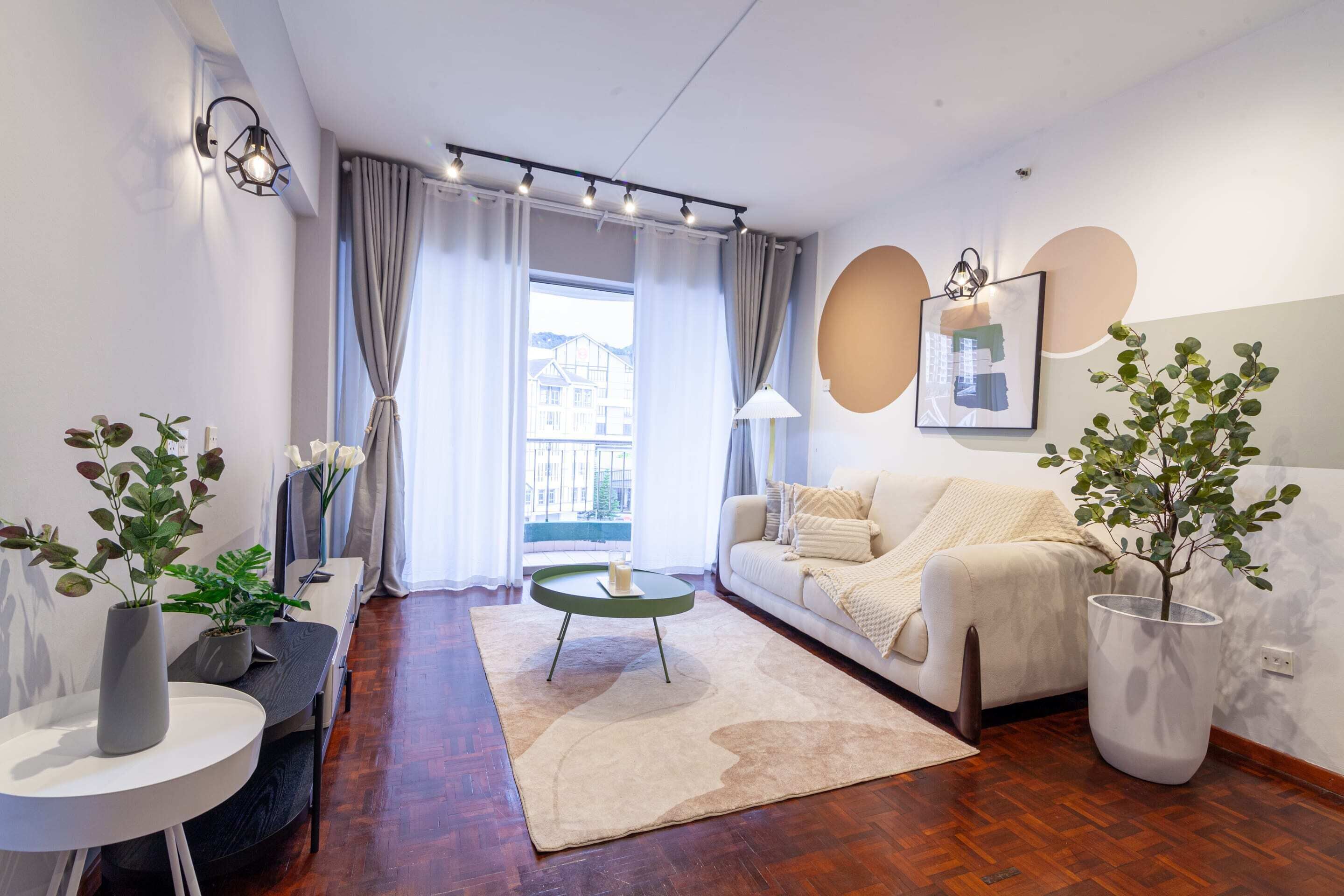 Design Apartment, 2 Bedrooms | Living room