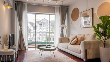 Design appartement, 2 slaapkamers | Woonruimte