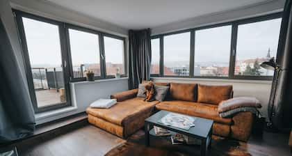 Enjoy panoramic view of The Little Carpathian