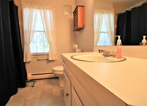 Combined shower/tub