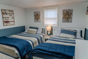 2 bedrooms, iron/ironing board, travel crib, WiFi
