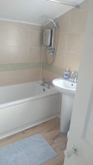 Combined shower/tub - Seaside cottage (Donaghadee)