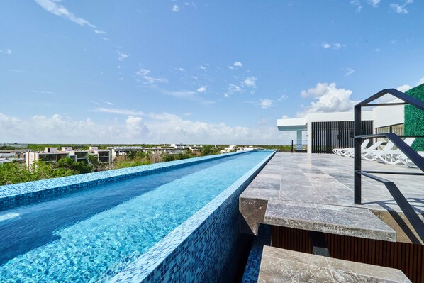 Pool - Amazing ELENA 101 Terrace, infinity pool, GYM Wifi (Tulum)