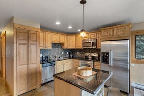 Fridge, microwave, oven, stovetop - Gorgeous Steamboat Views! Winter Shuttle! Hot Tub & Sauna! (Steamboat Springs)
