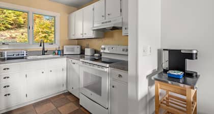 Slopeside condo w/ ski-in/ski-out & BBQ