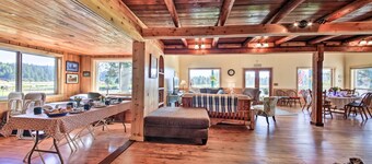 Family Home w/ Stunning River & Mountain View