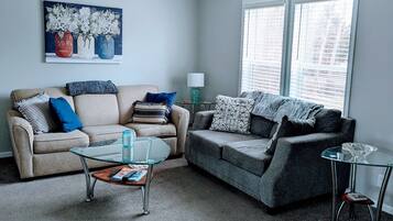 Smart TV, DVD player, books