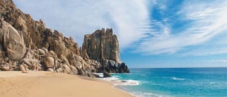 Beach nearby, beach towels