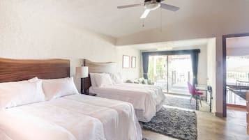 6 chambres, coffres-forts dans les chambres, bureau