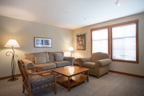 Televisión y chimenea 