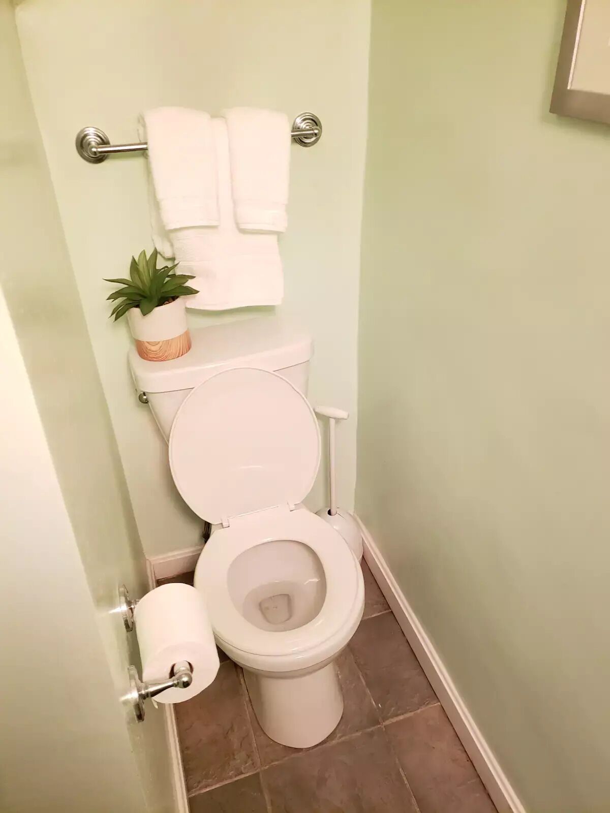 Powder room on first floor.