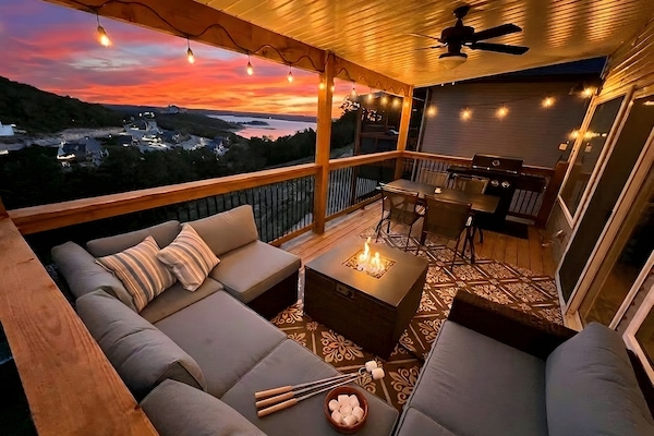 Cozy nights are meant to be spent by the firepit with family and friends