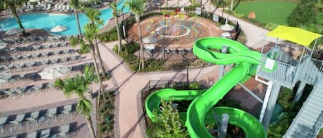 Een verwarmd zwembad