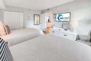 2 多间卧室、熨斗/熨衣板、WiFi、床单