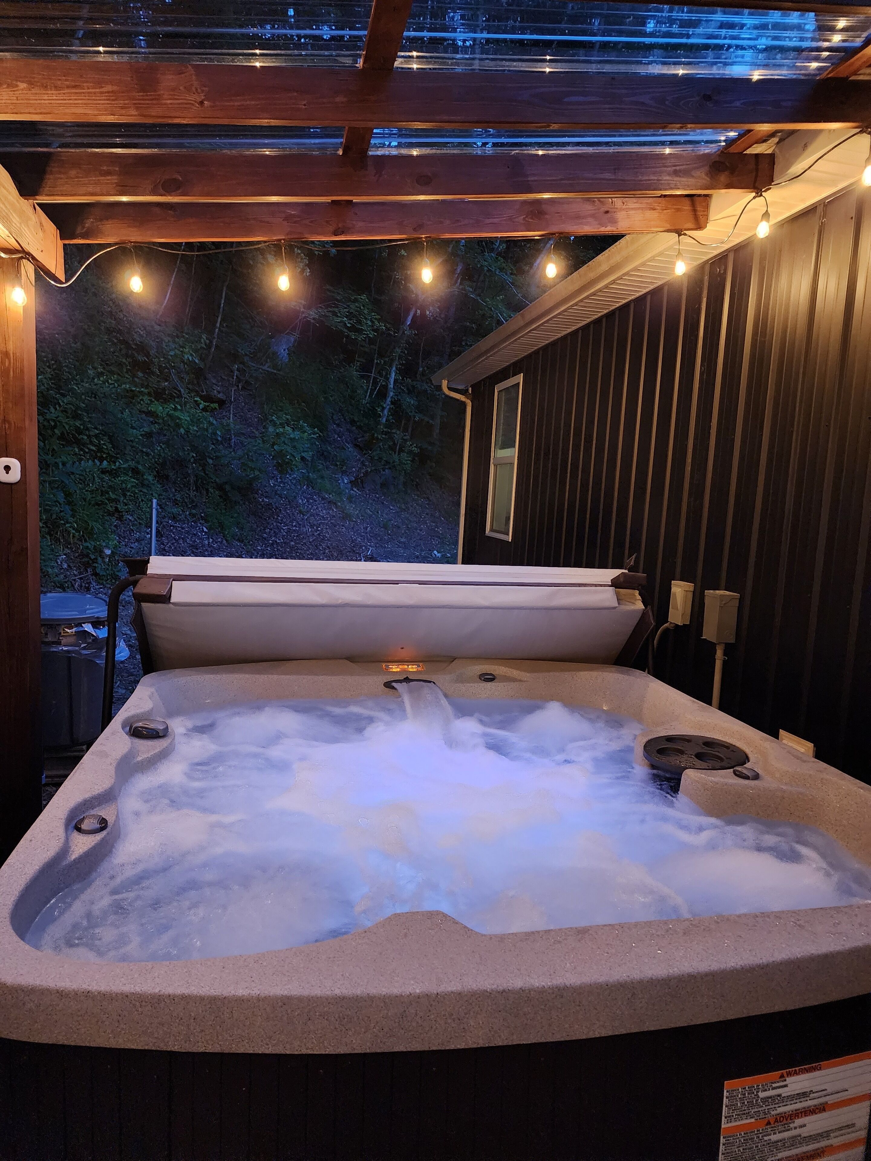 Bain à remous extérieur