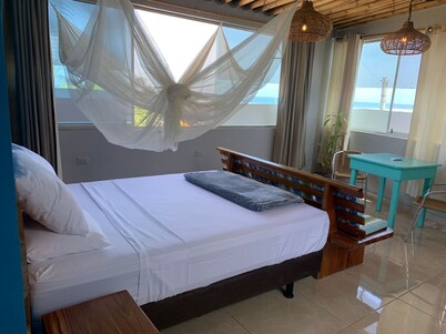 Beachfront Lux Apt. Right at Olon Boulevard with Incredible Views!