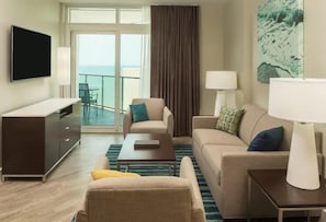 TV, DVD player, books, stereo