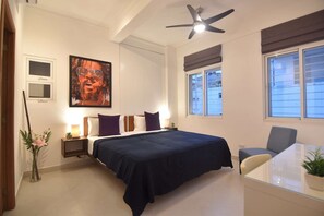 1 soverom, skrivebord, wi-fi og sengetøy