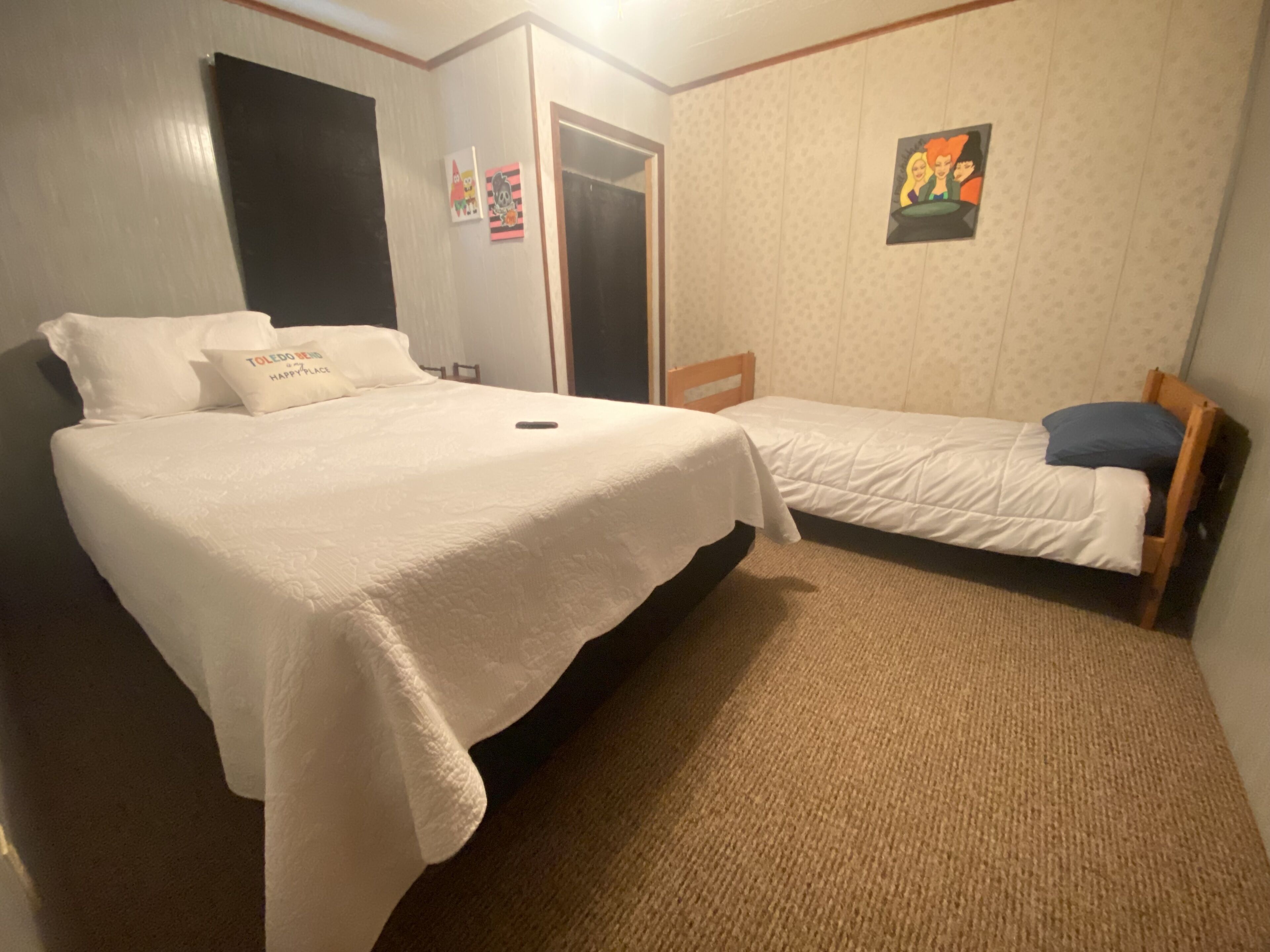 2 habitaciones, wifi gratis y ropa de cama 