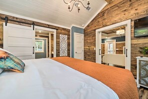 1 chambre, fer et planche à repasser, accès Internet, draps fournis