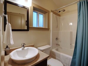 Douche, sèche-cheveux