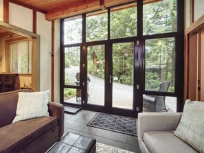 Télévision, cheminée