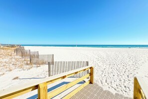 On the beach