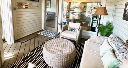 Beach Paradise with racquet club views near pool