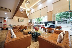 Sala de estar en el lobby