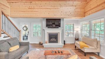 TV, caminetto, videogiochi, tavolo da ping pong