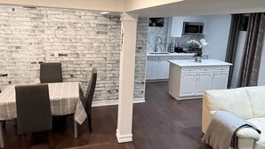 Basic Apartment, 2 Bedrooms | In-room dining - Luxurious 2 Bedroom Basement Apartment (Richmond Hill)