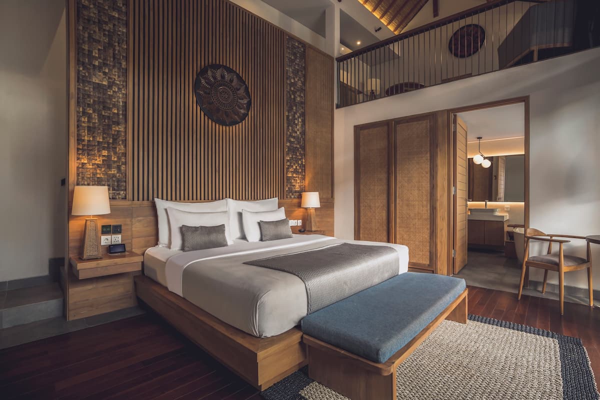 Standardvilla - 1 soveværelse | 2 soveværelser, minibar, individuel indretning, mørklægningsgardiner