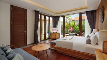Villa Grand, 2 habitaciones | 2 habitaciones, minibar, muebles diferentes y cortinas blackout